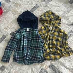 Carters flannel shirts